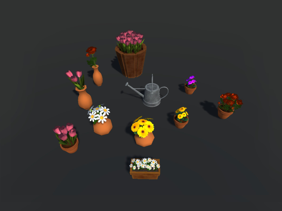 Village Life-Market and Garden