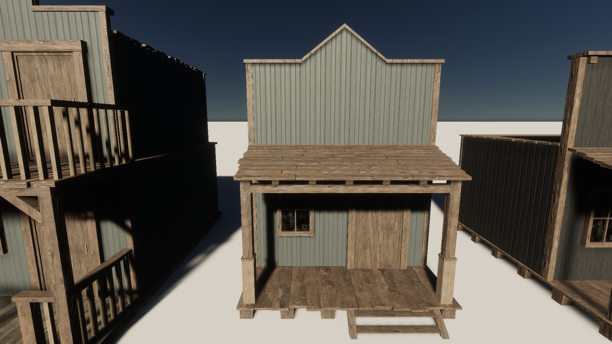 Wild West Town - Realistic Buildings Pack