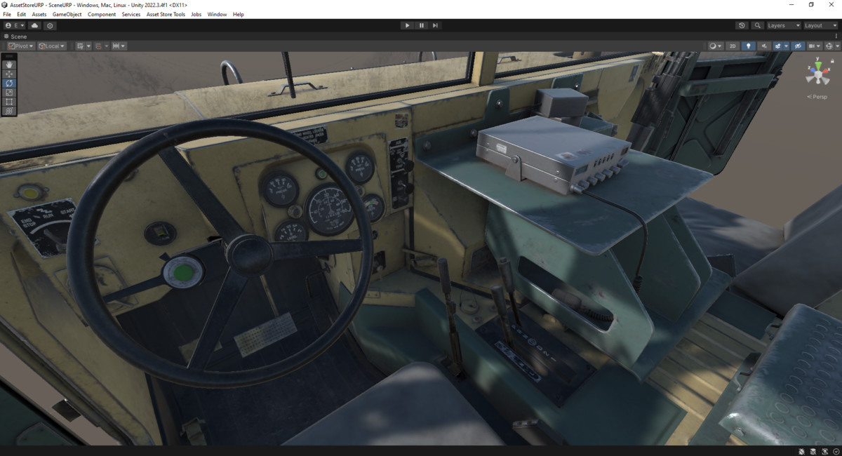 Rigged Military Cars Bundle 4pcs