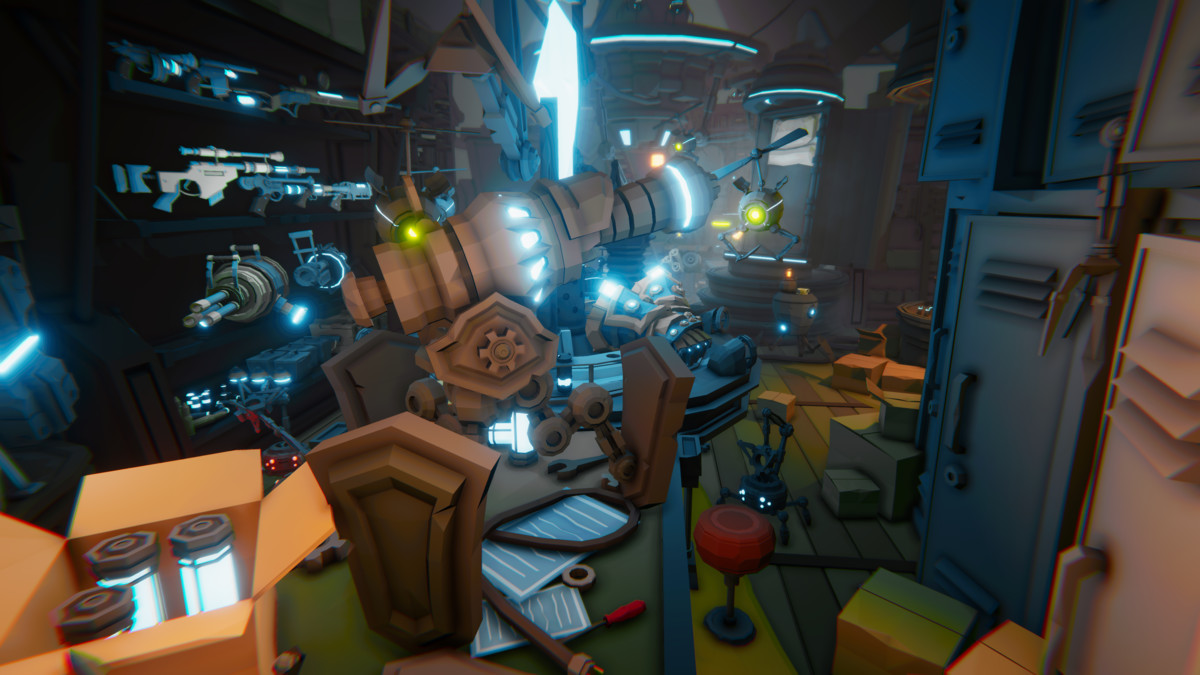 STYLIZED Fantasy Magitech Laboratory - Low Poly 3D Art