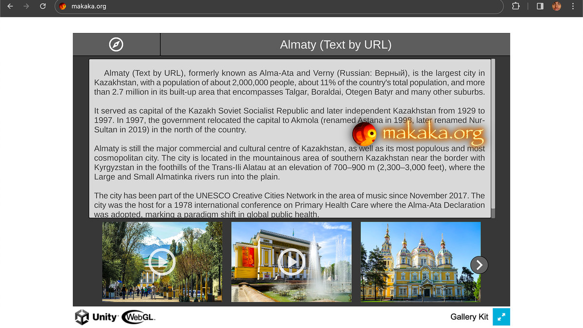 Gallery Kit 2D - Image Gallery and Video Gallery