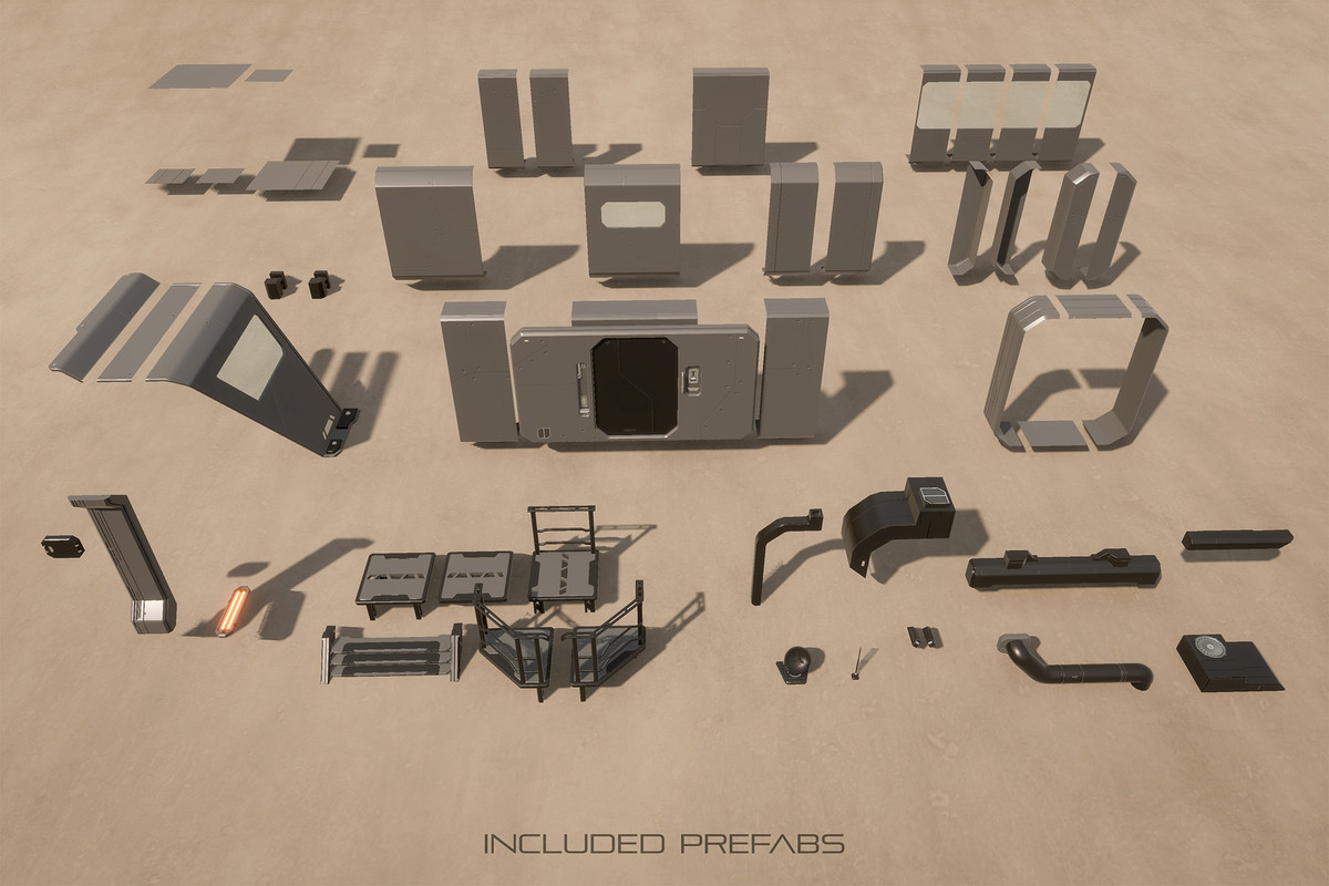 Frontier - Sci-Fi Modular Outpost Shelter