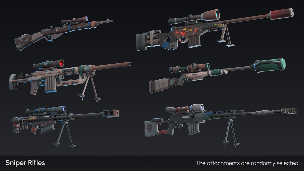 Apocalypse Weapons - Low Poly 3D Models Pack