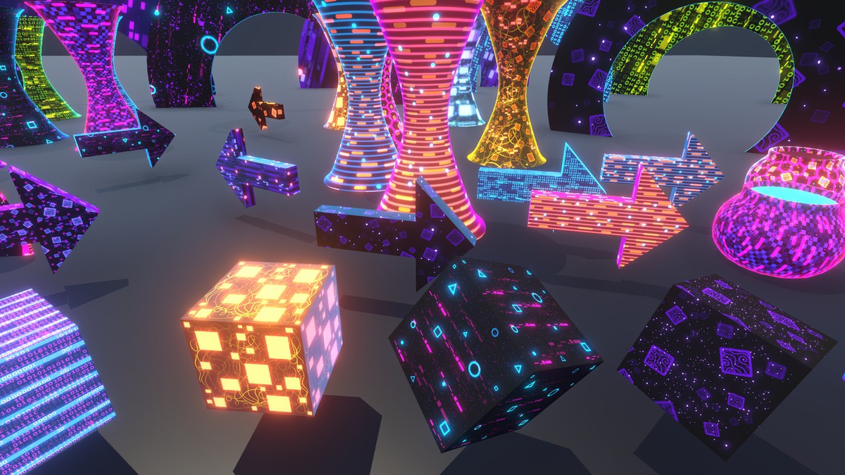 Neon Cyber Shader & Props