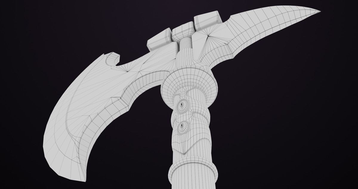 Battle Axe 08 URP HDRP Textures