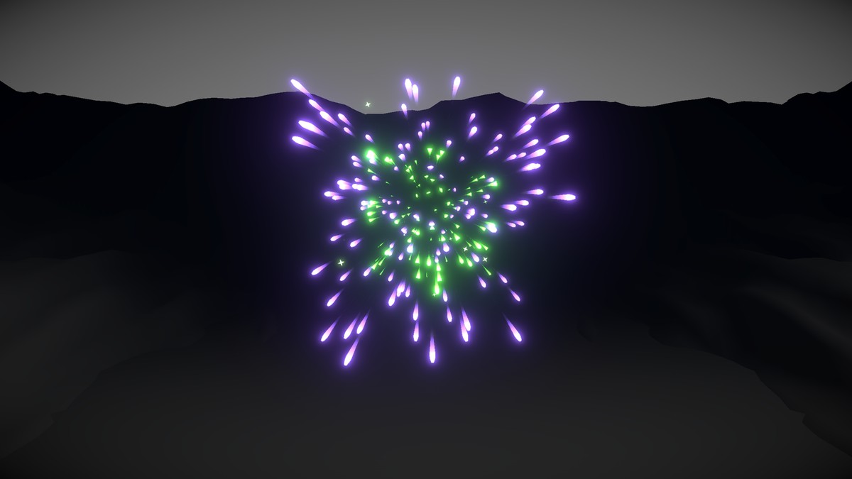 VFX Graph - Fireworks - Vol. 1