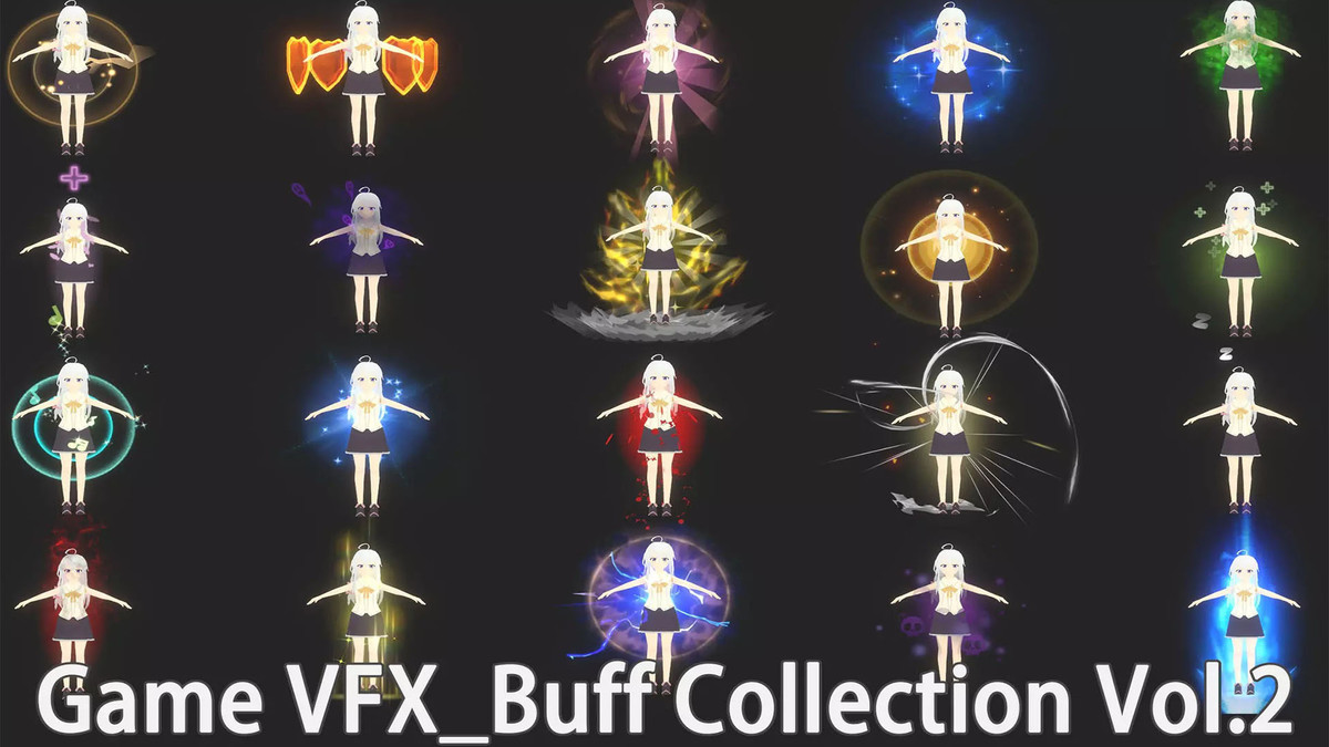 Game VFX - Character Aura Effects Pack