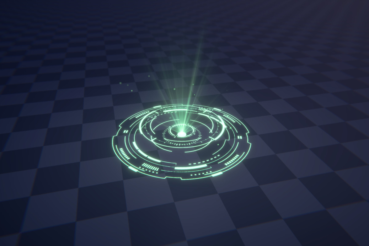 Hologram HUD Circle VFX