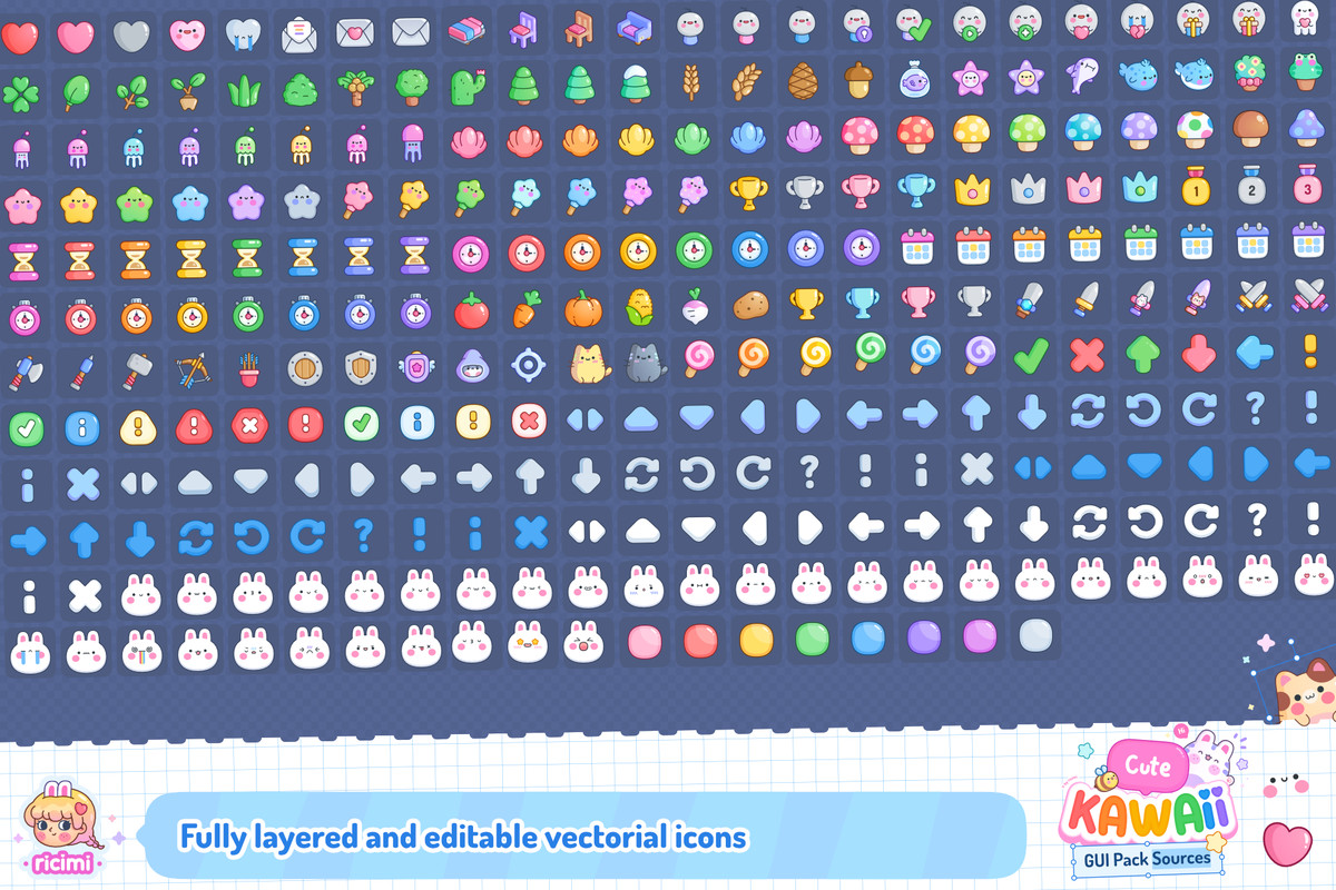 Cute Kawaii GUI Pack Sources