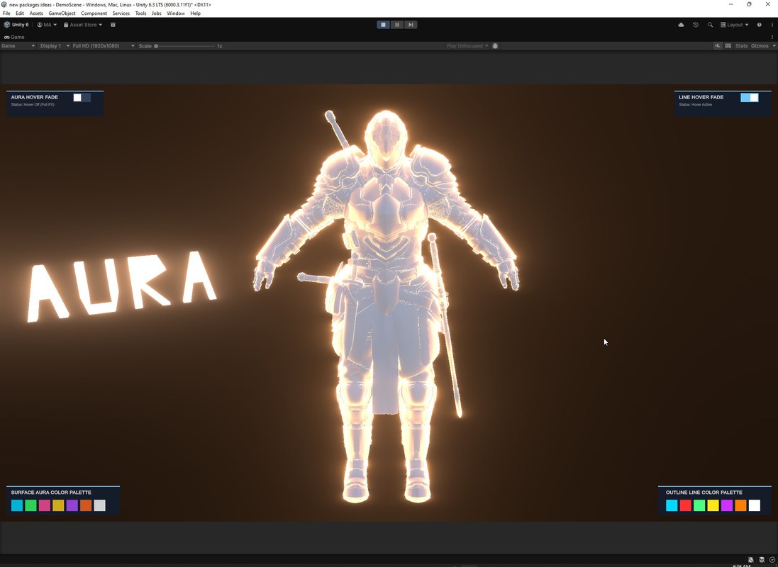 AA EdgeLine Pro - 3D Outline, Animated Edge & Surface Aura FX