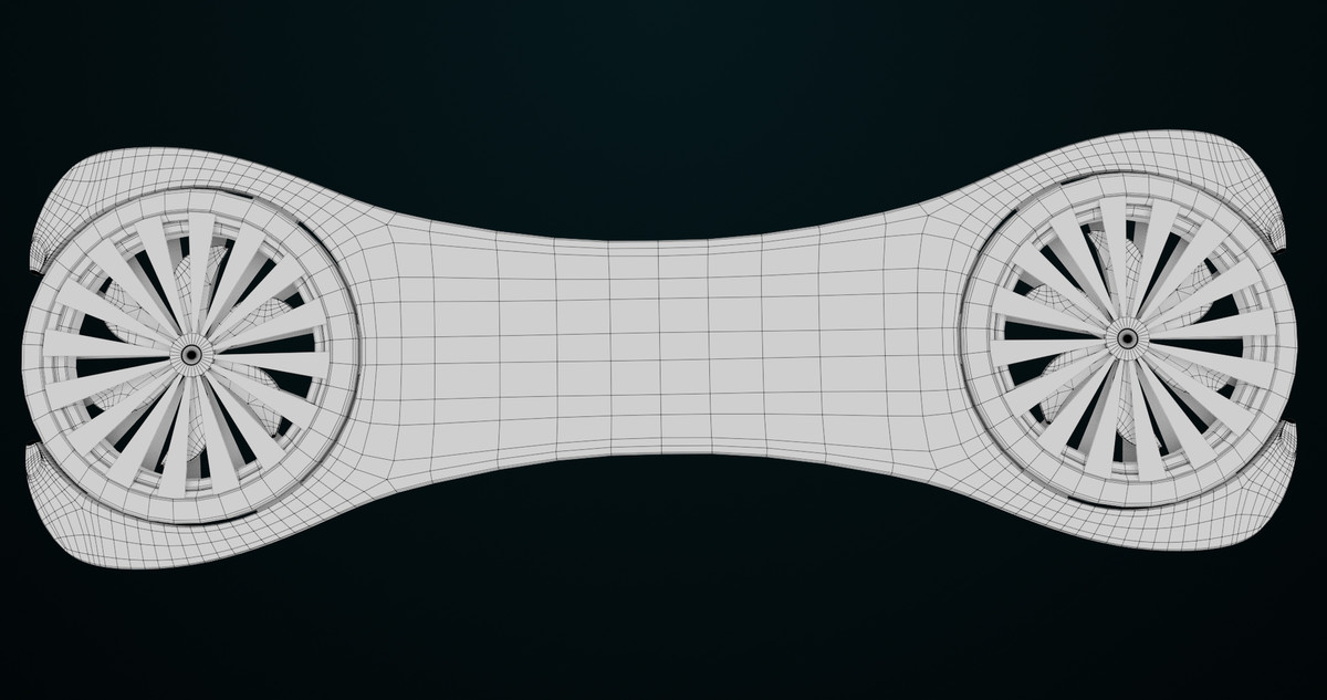 Sci Fi Hoverboard 3 URP HDRP Textures