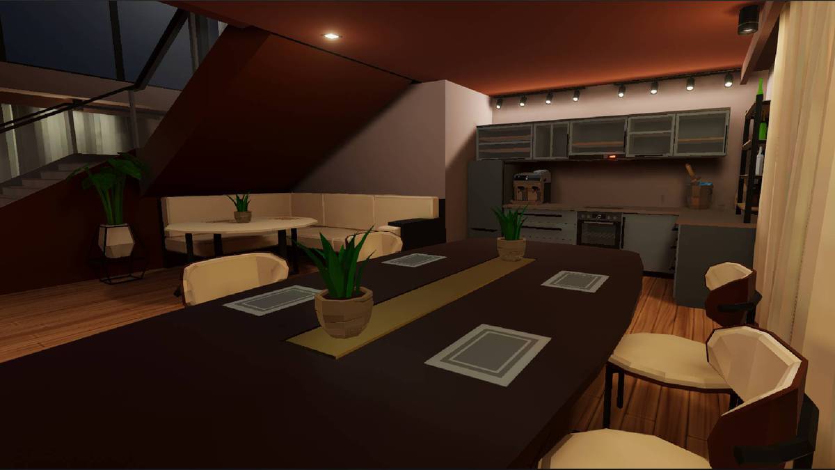 LowPoly Luxury Loft Interior