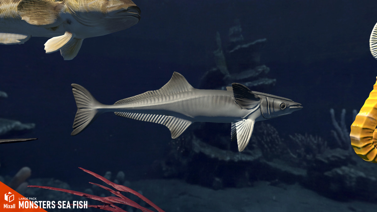 Monsters sea fish - large pack