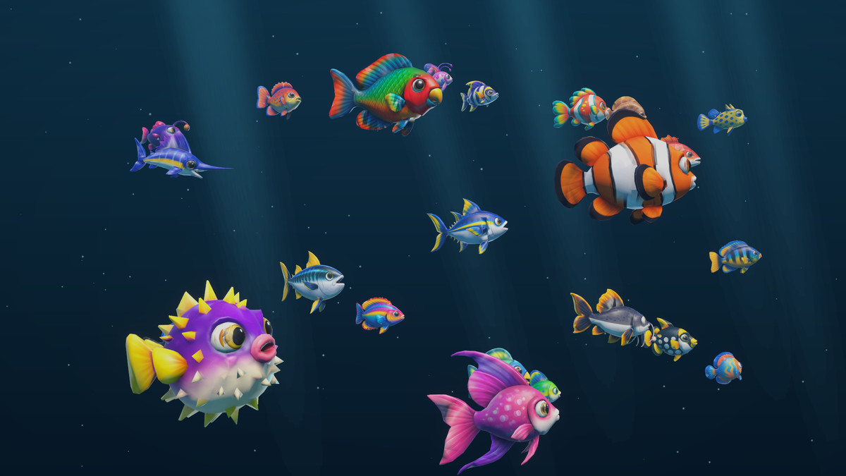 Low Poly Ocean Collection - Fish + Underwater Props