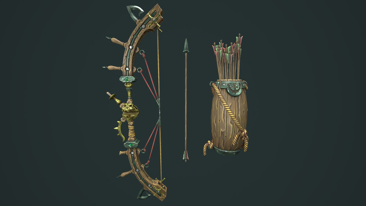 Pirate bow quiver arrow