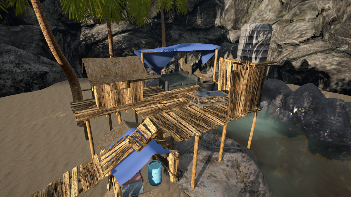 South Pacific Island - Map