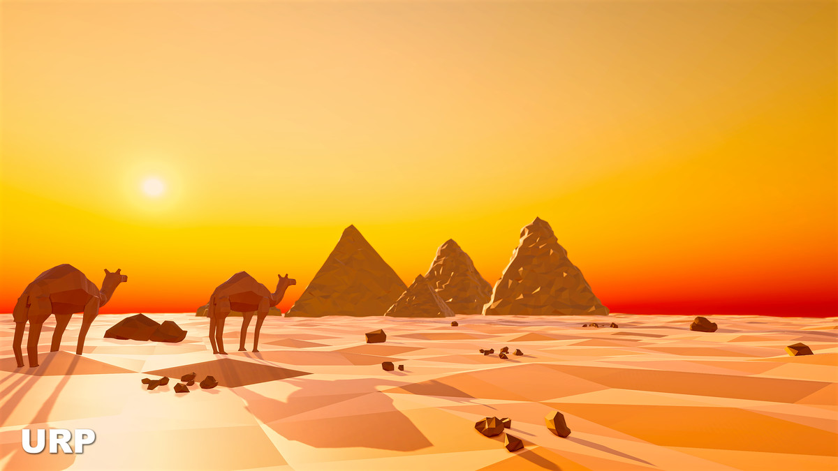 Low Poly Desert Egypts