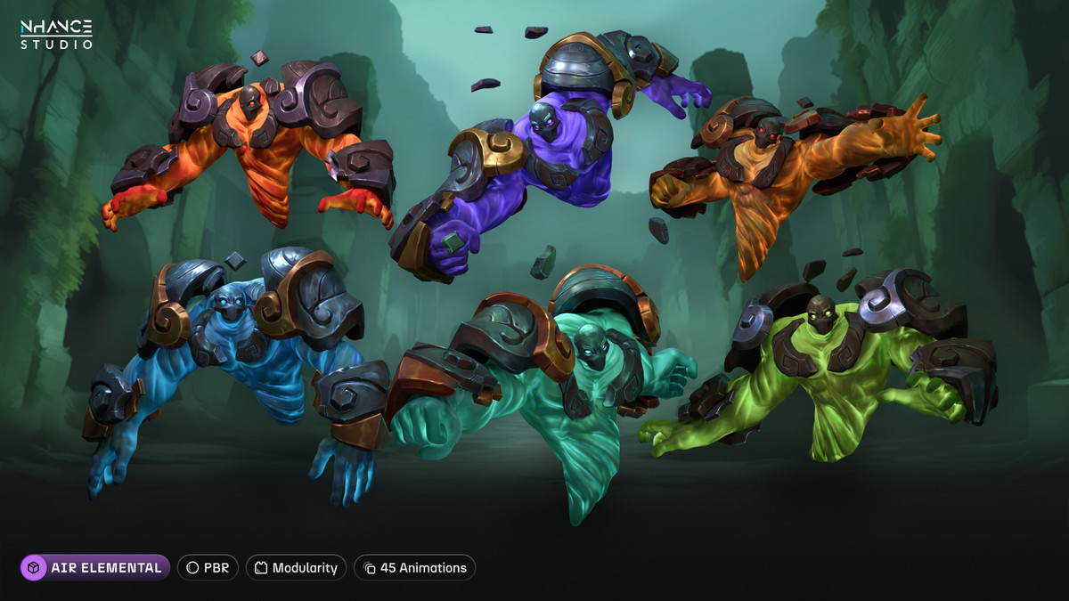 Stylized Fantasy Elementals Bundle