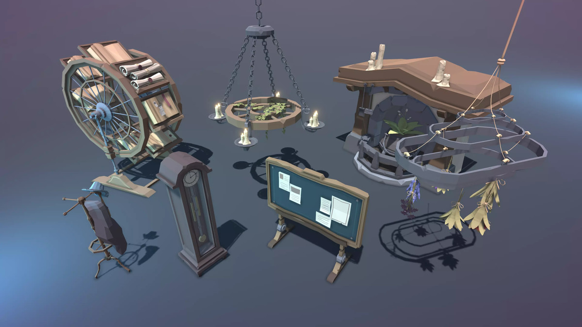 STYLIZED Low Poly Fantasy Bundle Vol. 2
