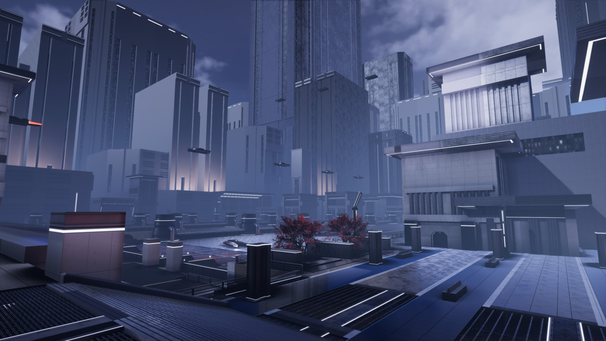 Science Fiction Brutalist City