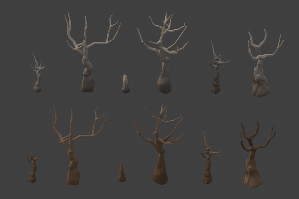 Low Poly Nature Biomes - 120+ Assets