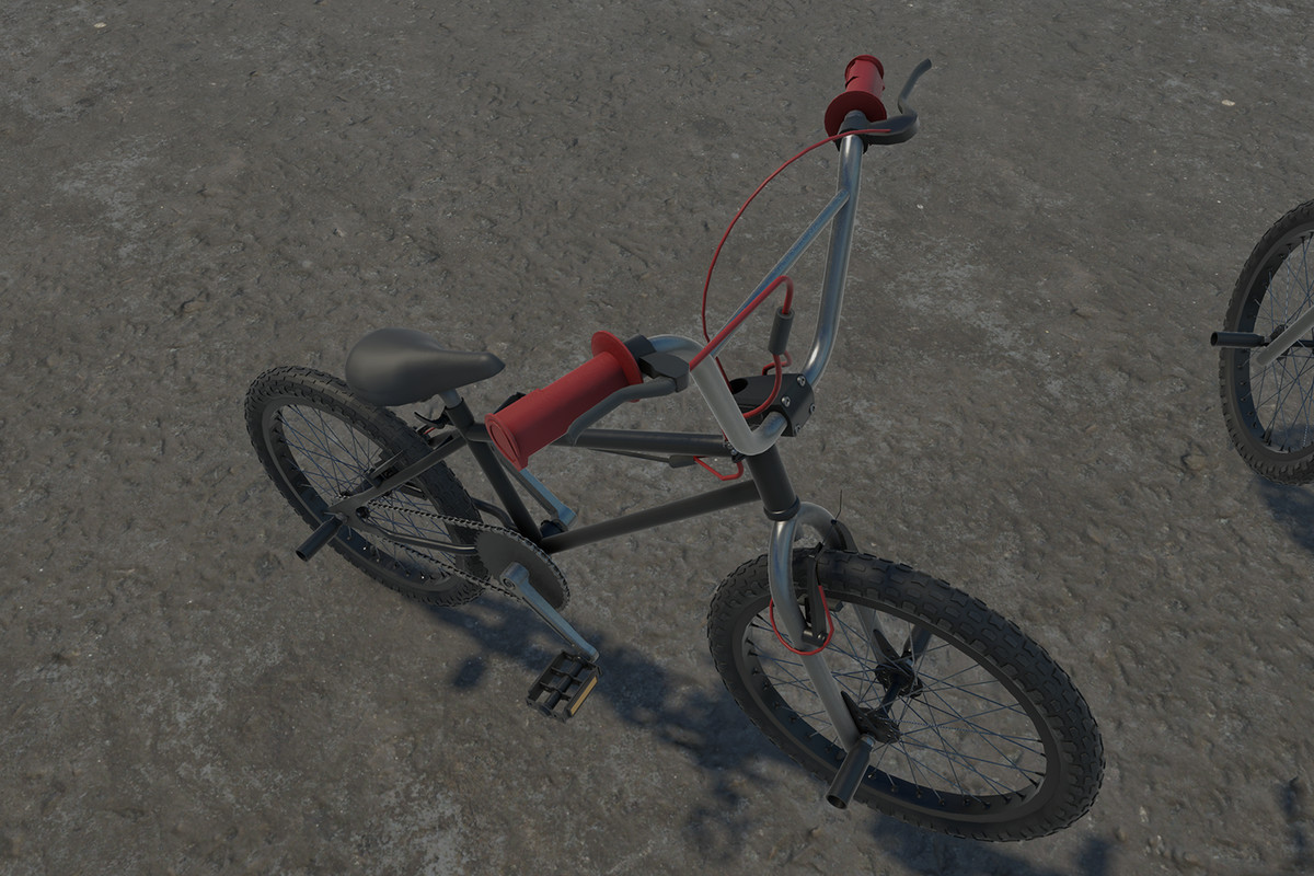 BMX Bike & Vert Ramp