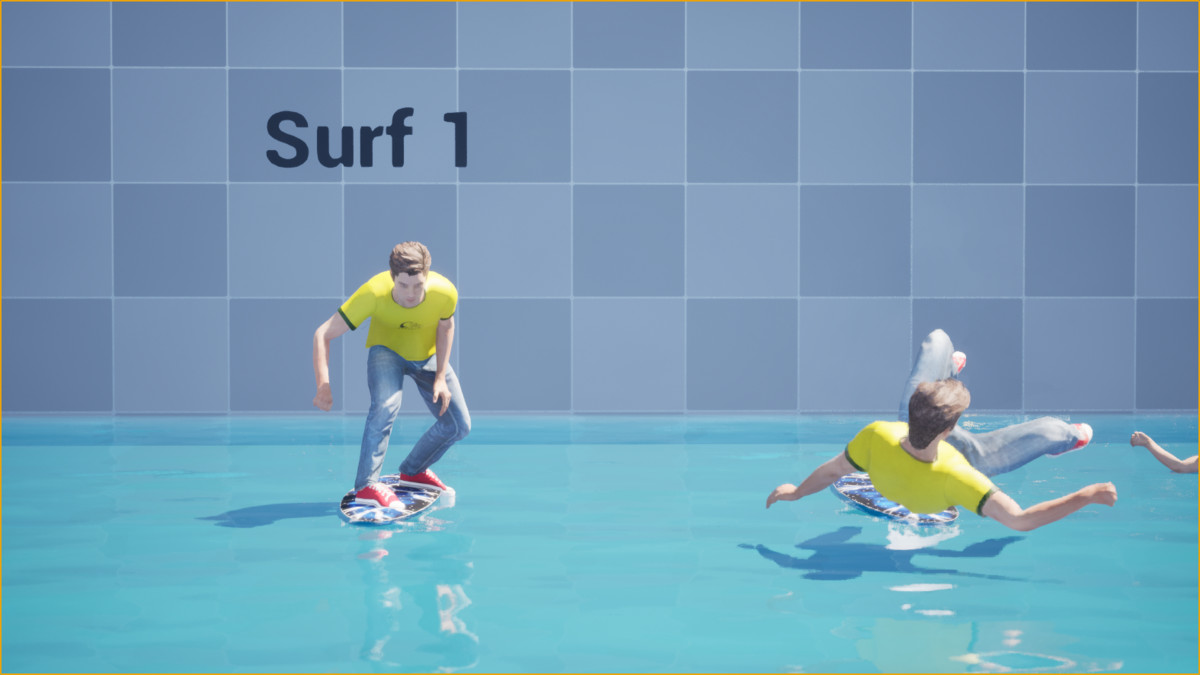 Surfing Animation