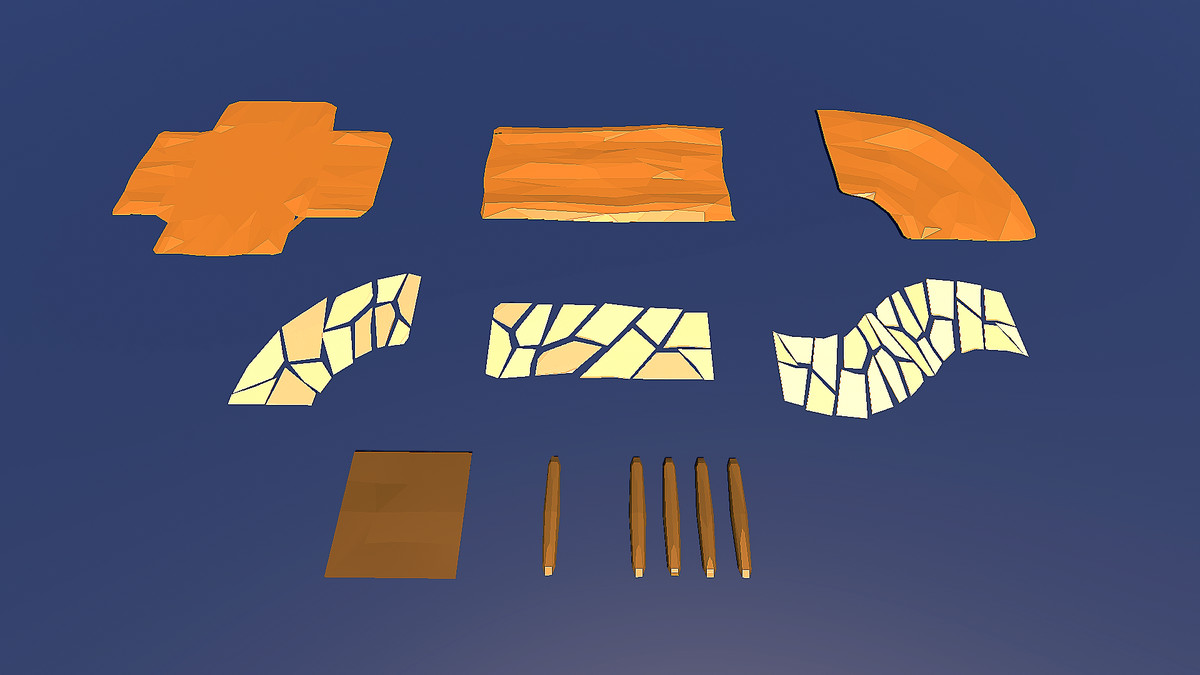 Low Poly Farm. HappyLifeville