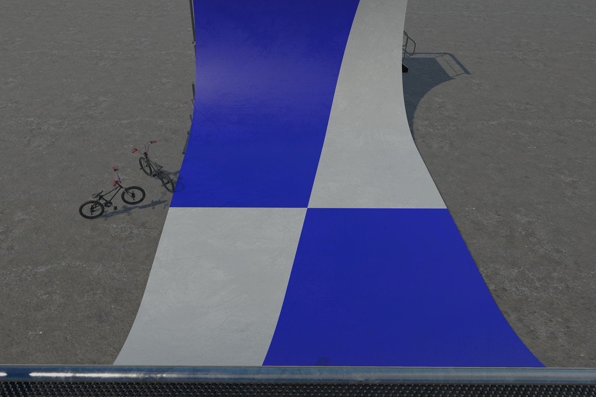 BMX Bike & Vert Ramp