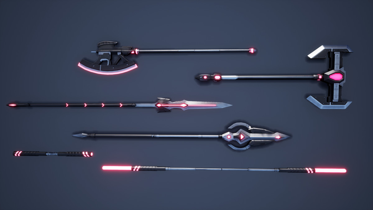 SciFi Melee Weapons Pack