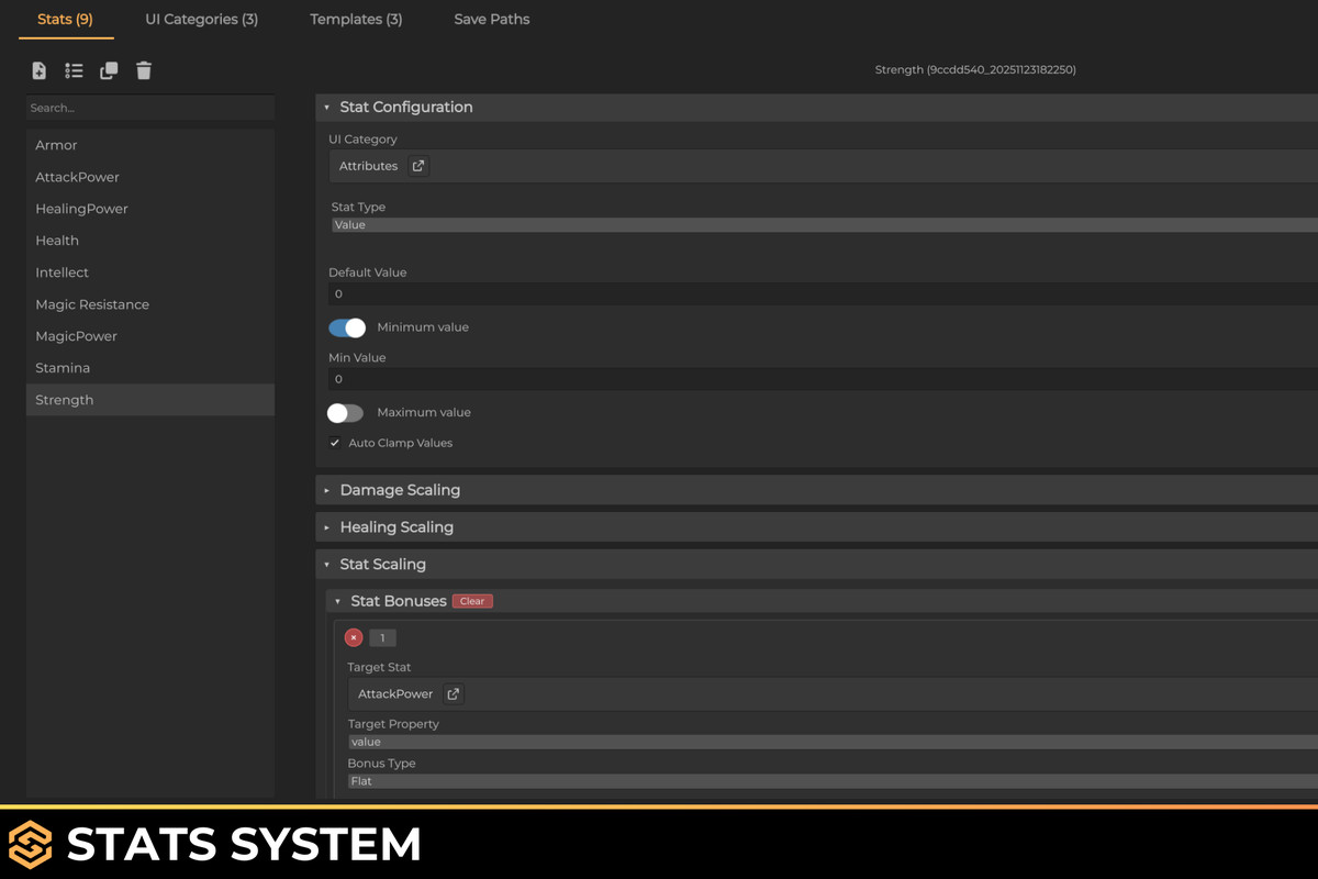 Combat, Stats and Factions system for Spark