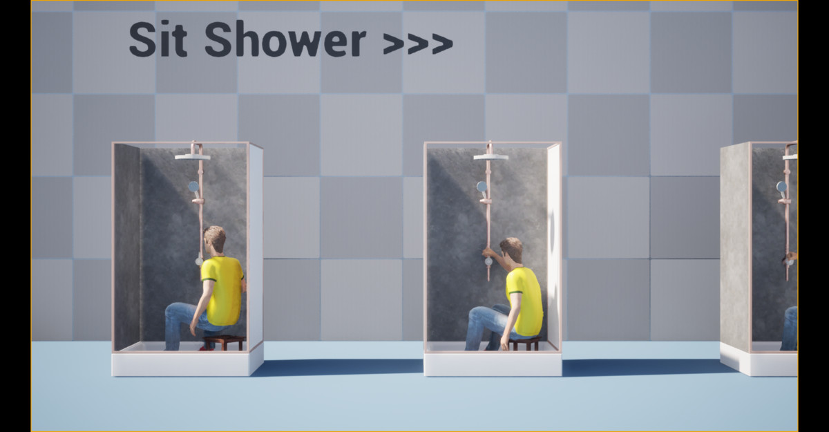 Shower NPC Animation