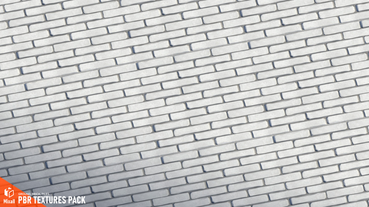 PBR Textures pack - ground, brick, tiles