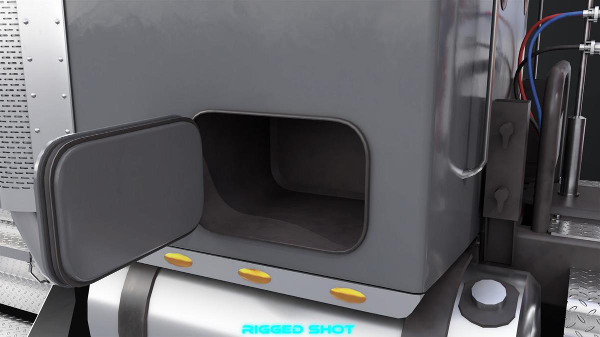 Truck 07 Log Trailer Grey Version URP HDRP Textures