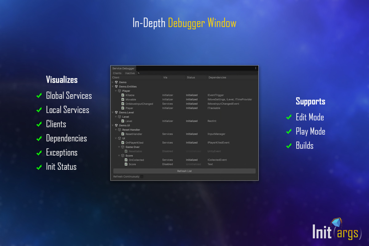 Init(args) - A next-gen DI framework