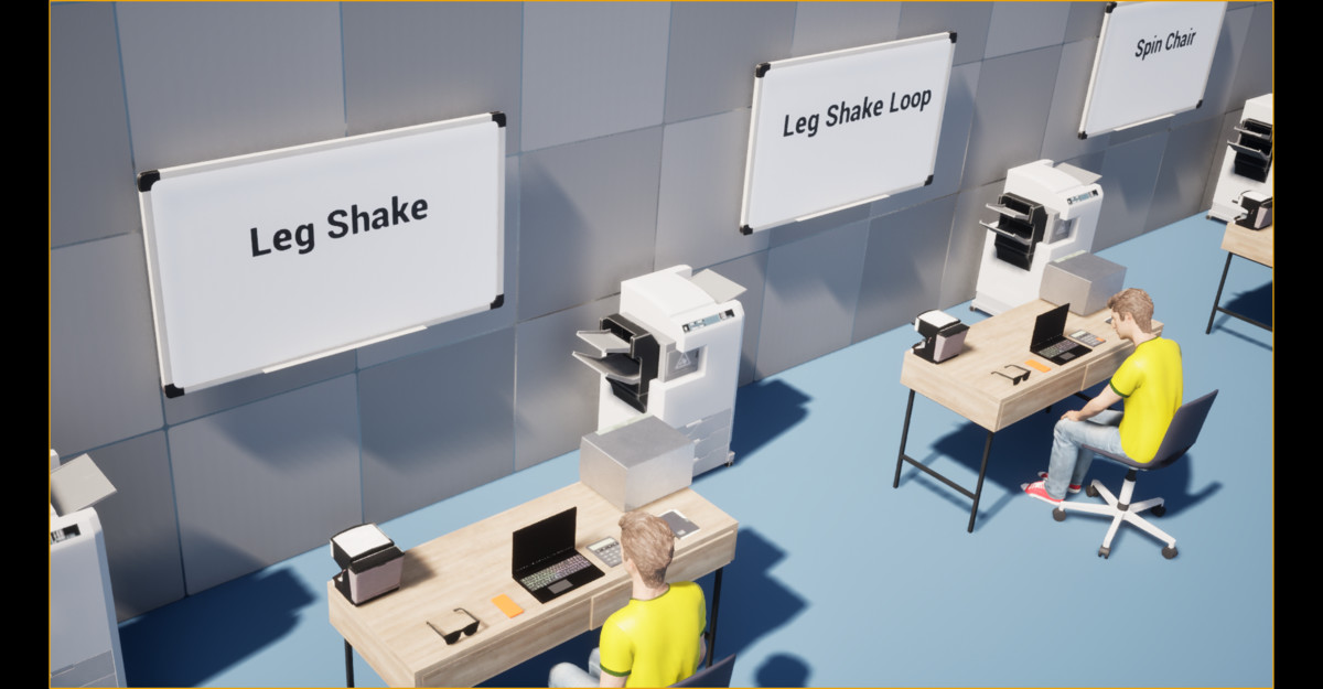 Office Worker Animation