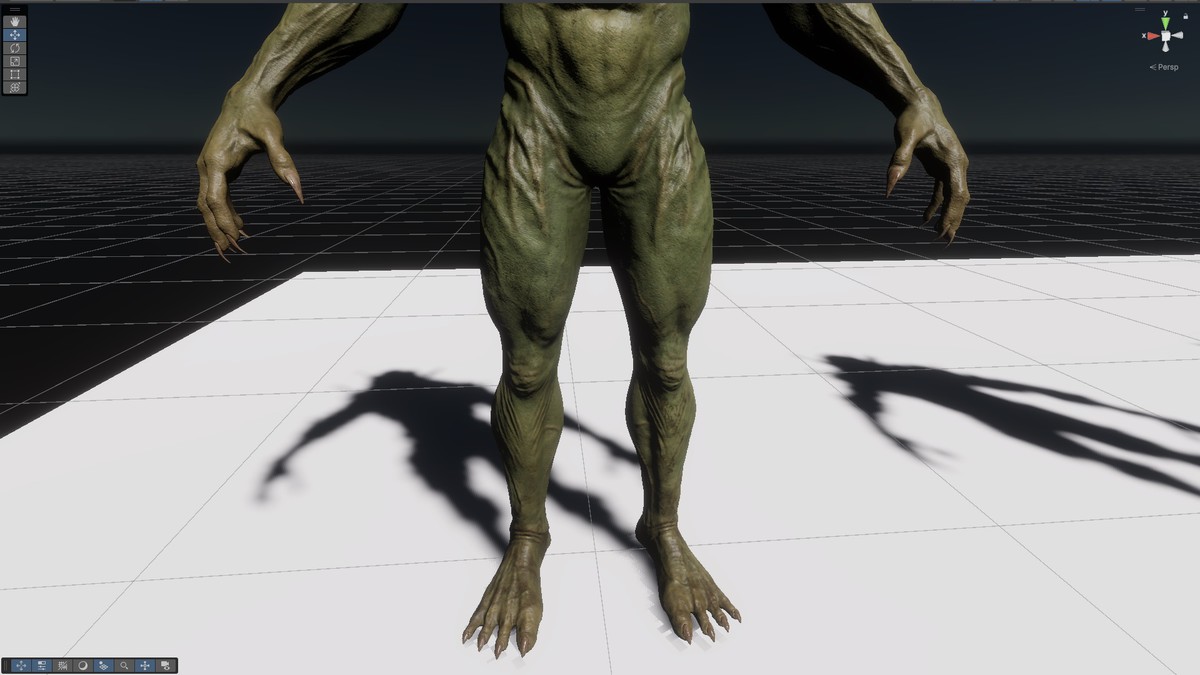 Realistic Reptilian Character