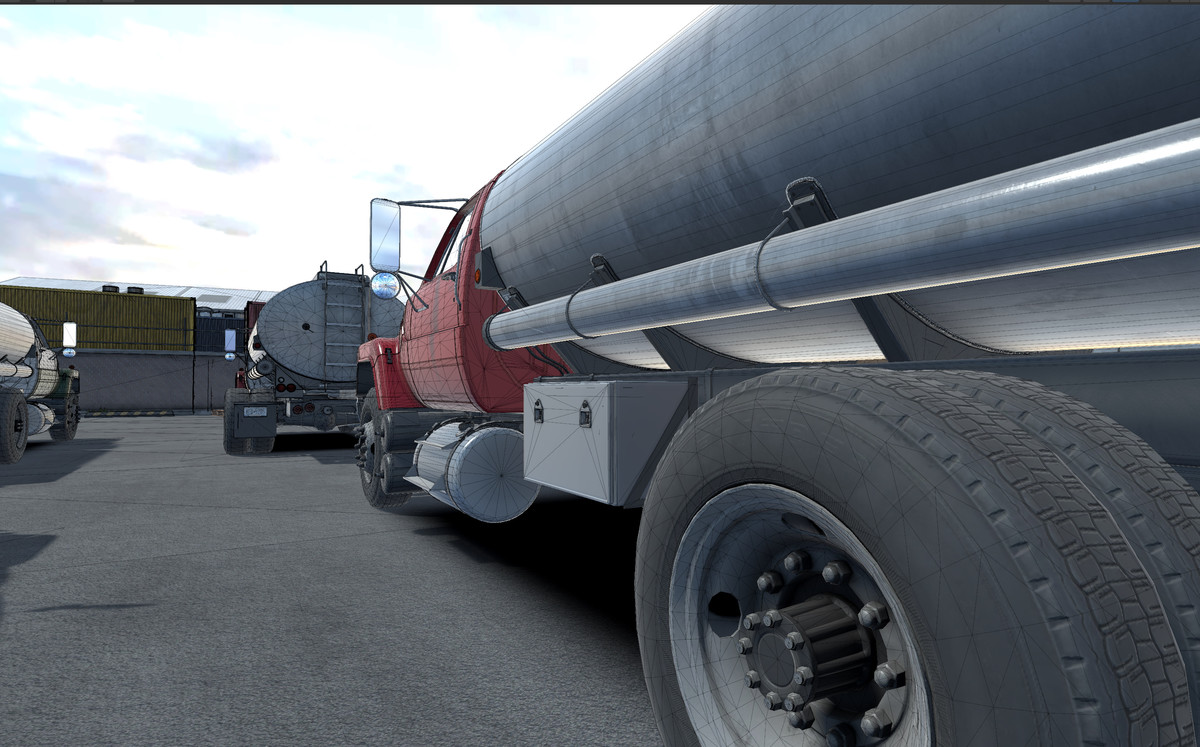 80s tanker truck