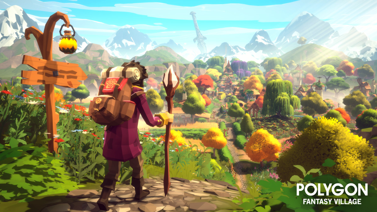 POLYGON - Fantasy Village - Art by Synty, image 3