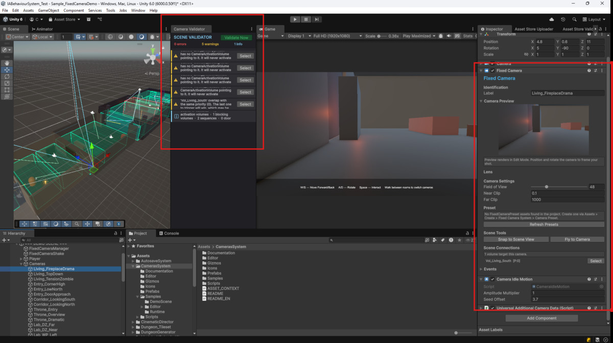 Vigil: Survival Horror Fixed Camera System