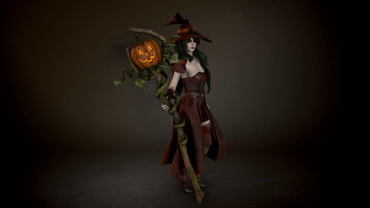 Witch 3D Character