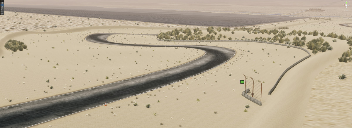Realistic Race Track California