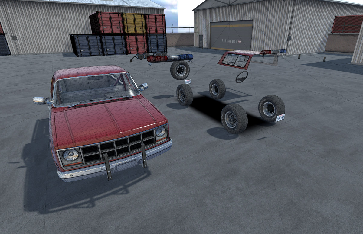 80s Offroad police car