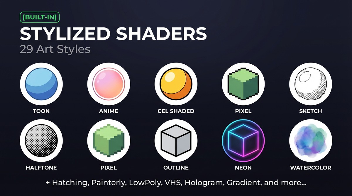 BestShaders | 174 Shaders for Built-in Pipeline