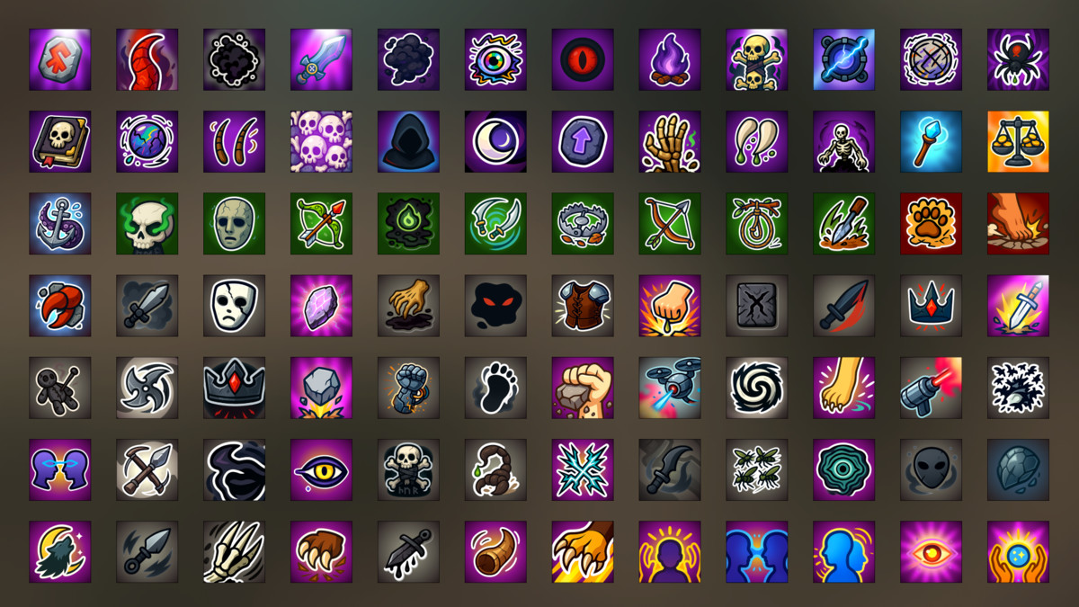 Fantasy RPG Skill Icons Pack for Abilities Spells Magic Combat Strategy