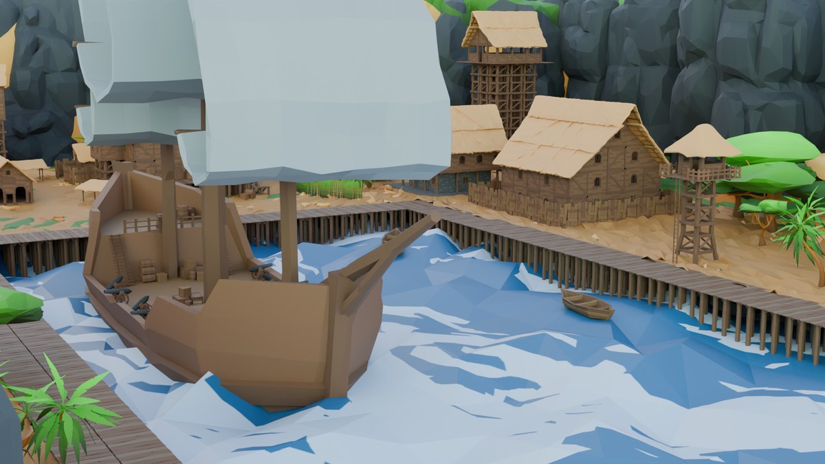 Low Poly Modular Environment pack - PA