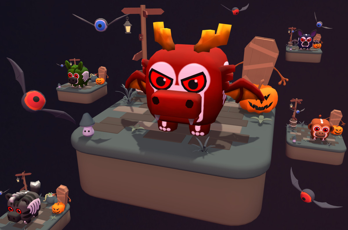 CuteMagic - Cube Animals Pack: Spooky Edition