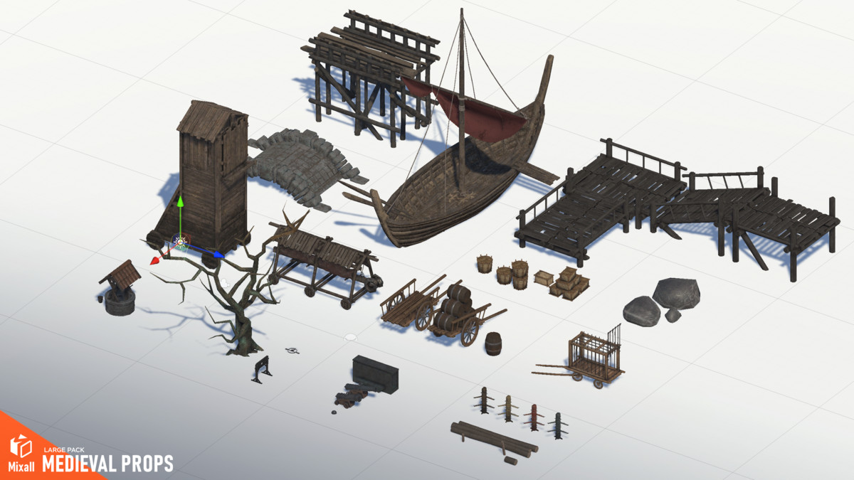 Medieval Props - Large Pack