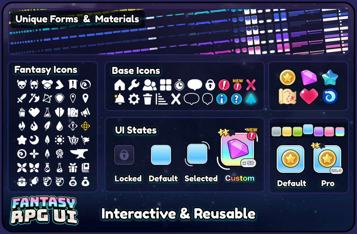 Fantasy UI RPG