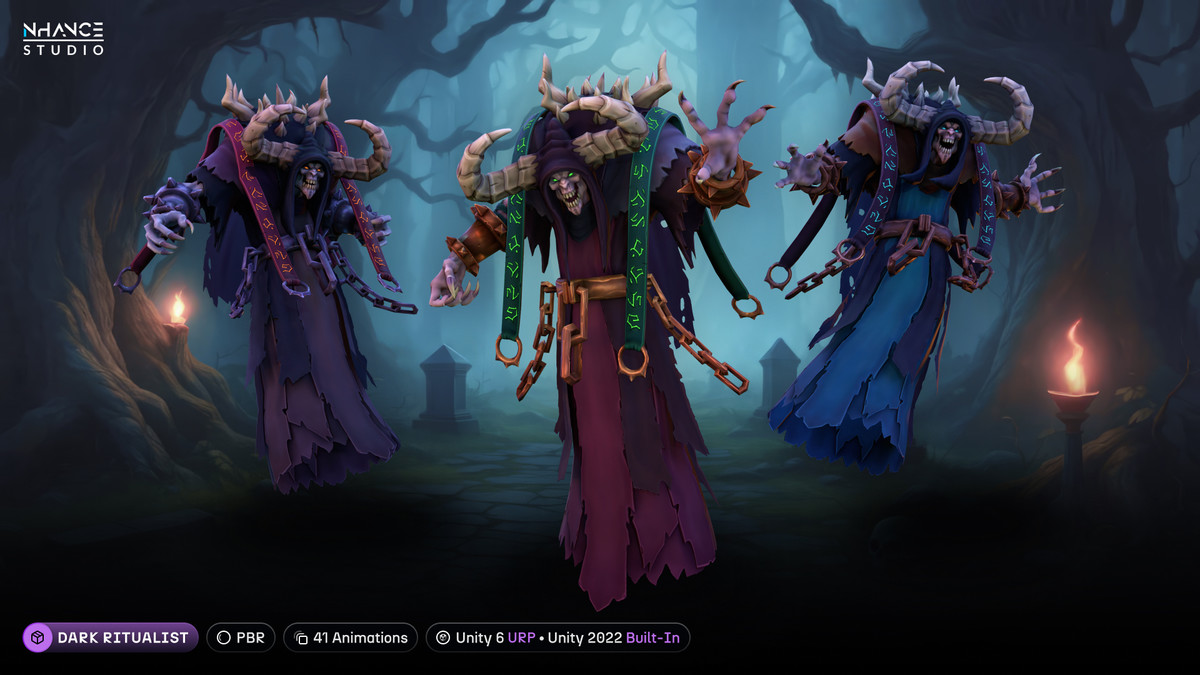 Stylized Fantasy Undead Characters Bundle
